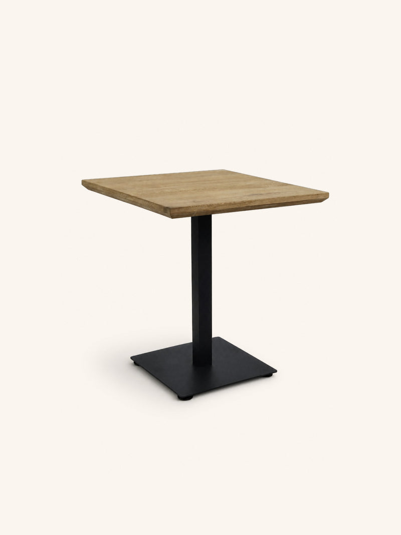 BISTRO - table - soaped - oak - L 70 x W 70 x H 76 cm - natural