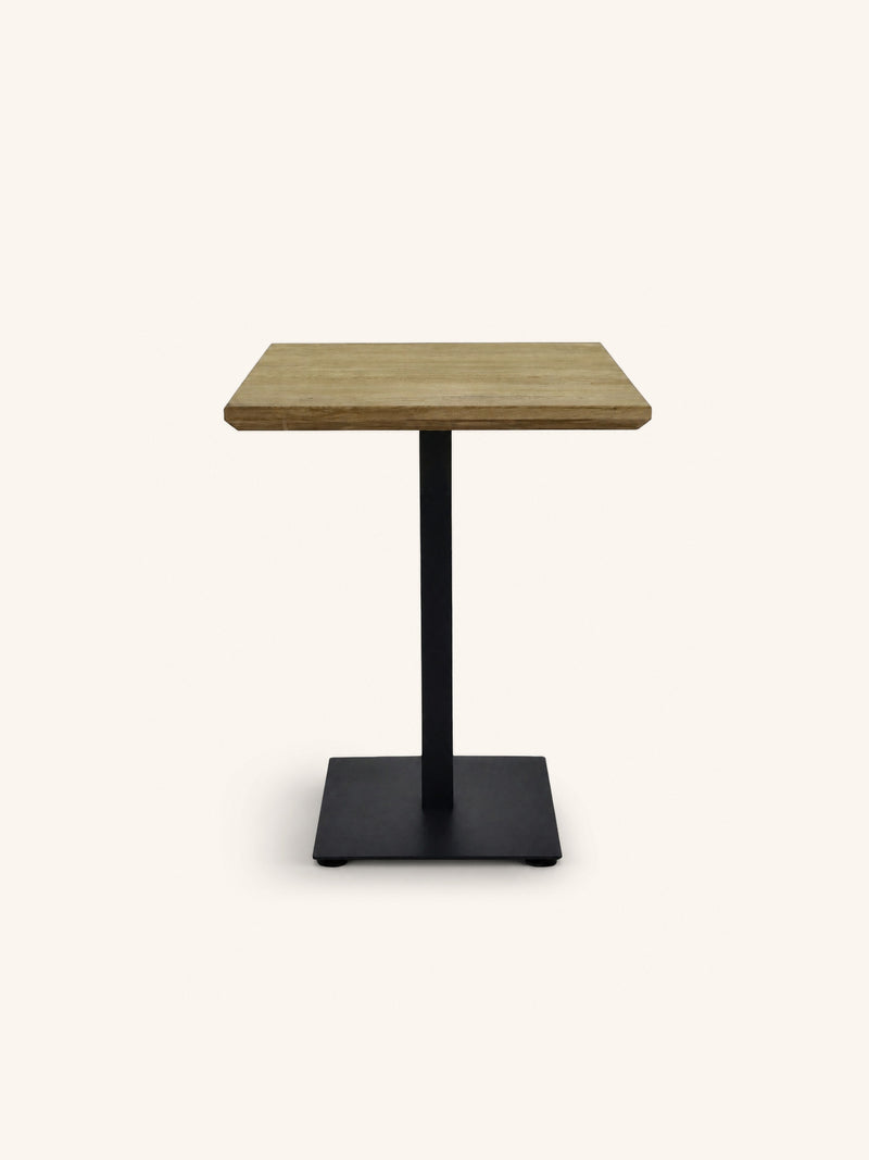 BISTRO - table - soaped - oak - L 70 x W 70 x H 76 cm - natural