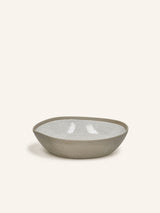 Groen – PRIMEVAL - cuenco para pasta - porcelana - L 22,1 x W 21,7 x H 4,8 cm - gris claro