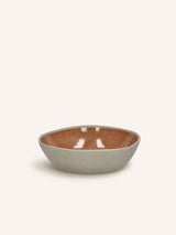 Oranje – PRIMEVAL - Suppenschale - Porzellan - L 18,5 x W 18 x H 4,8 cm - Terrakotta