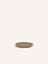 Oranje – PRIMEVAL - Aperitif-Teller - Porzellan - L 10,7 x W 9,5 x H 1,2 cm - Terrakotta