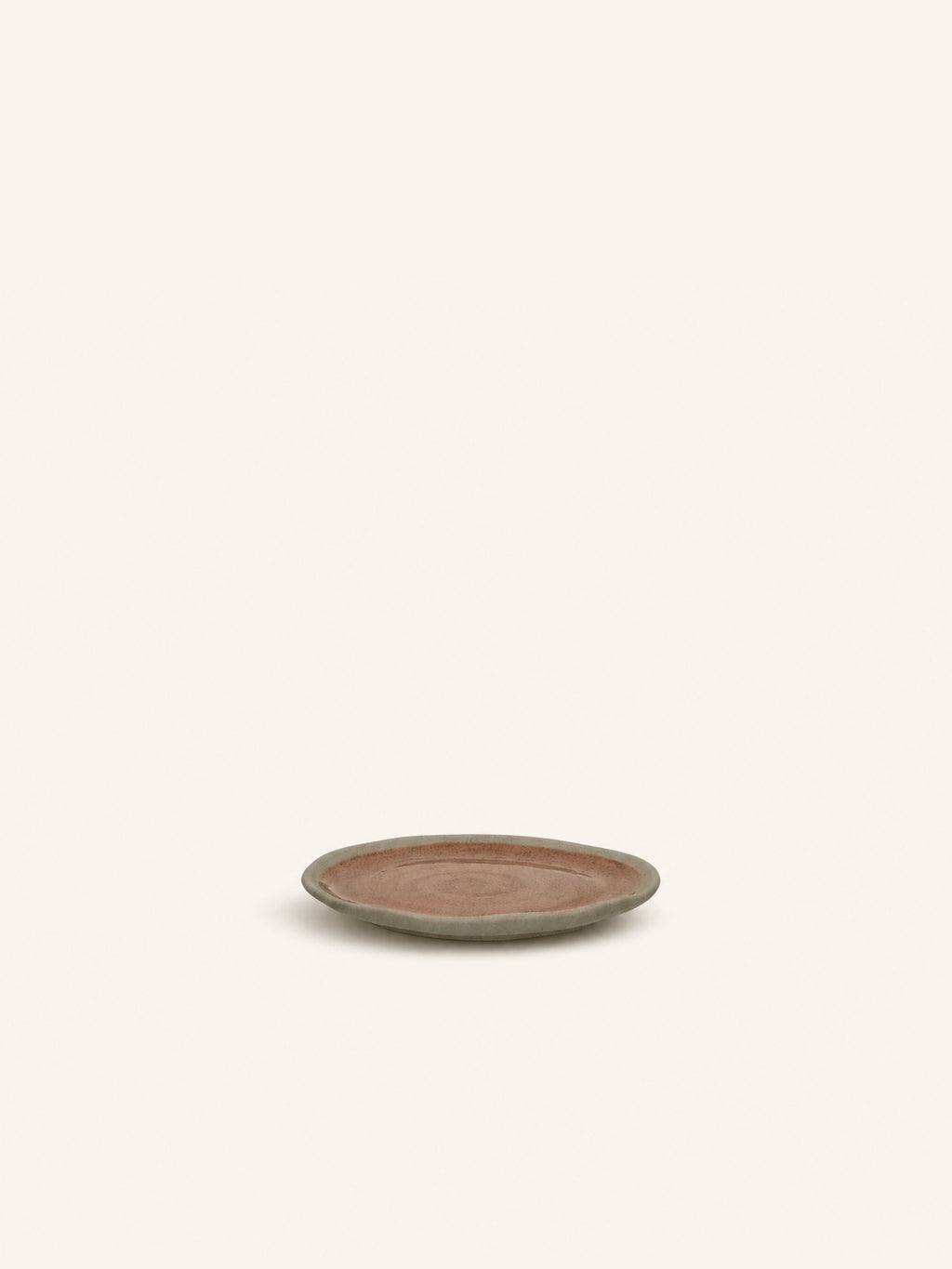 PRIMEVAL - aperitiefbordje - porselein - L 10,7 x W 9,5 x H 1,2 cm - terracotta