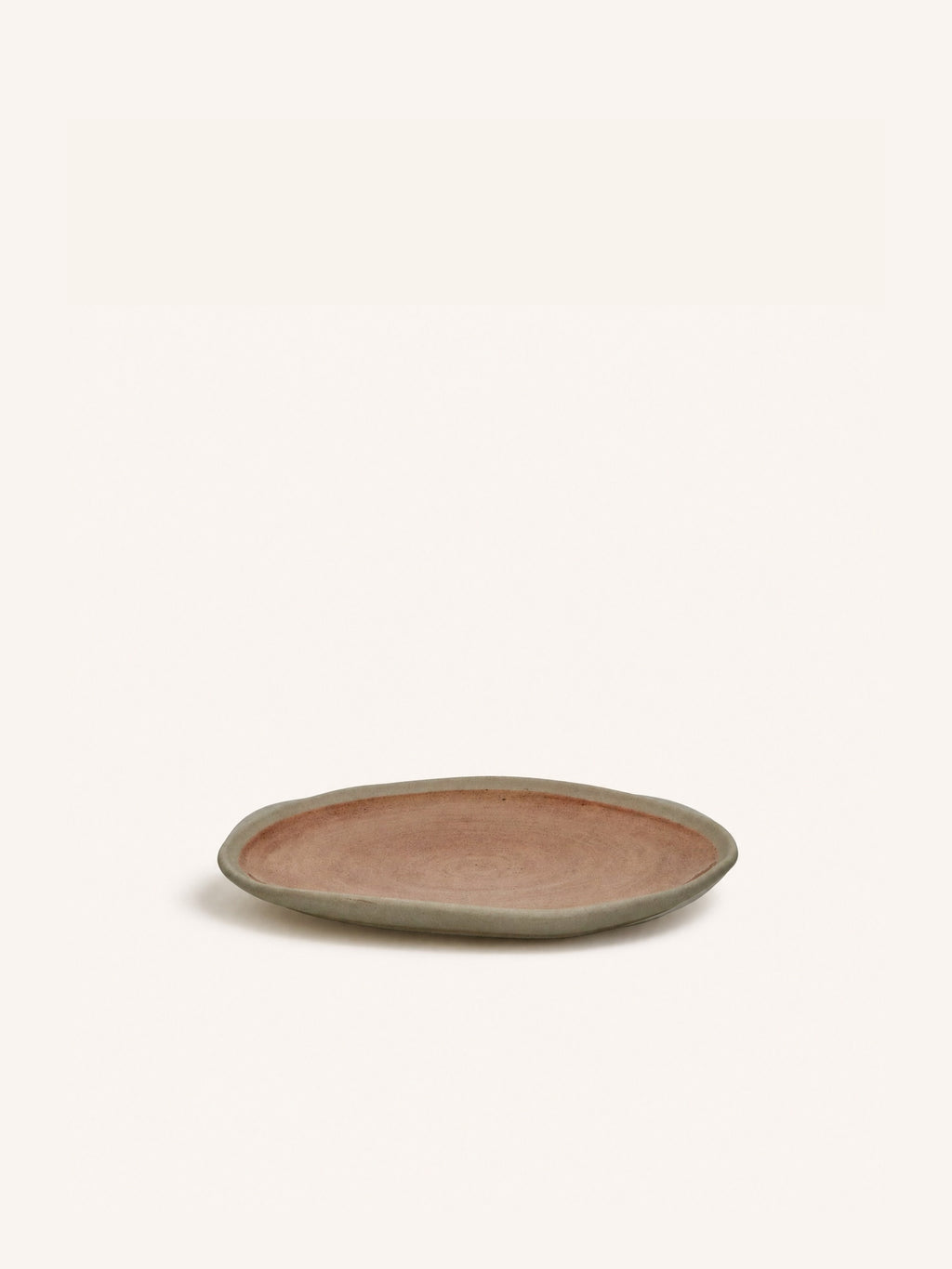 PRIMEVAL - dessertbord - porselein - L 16,5 x W 15 x H 1,4 cm - terracotta