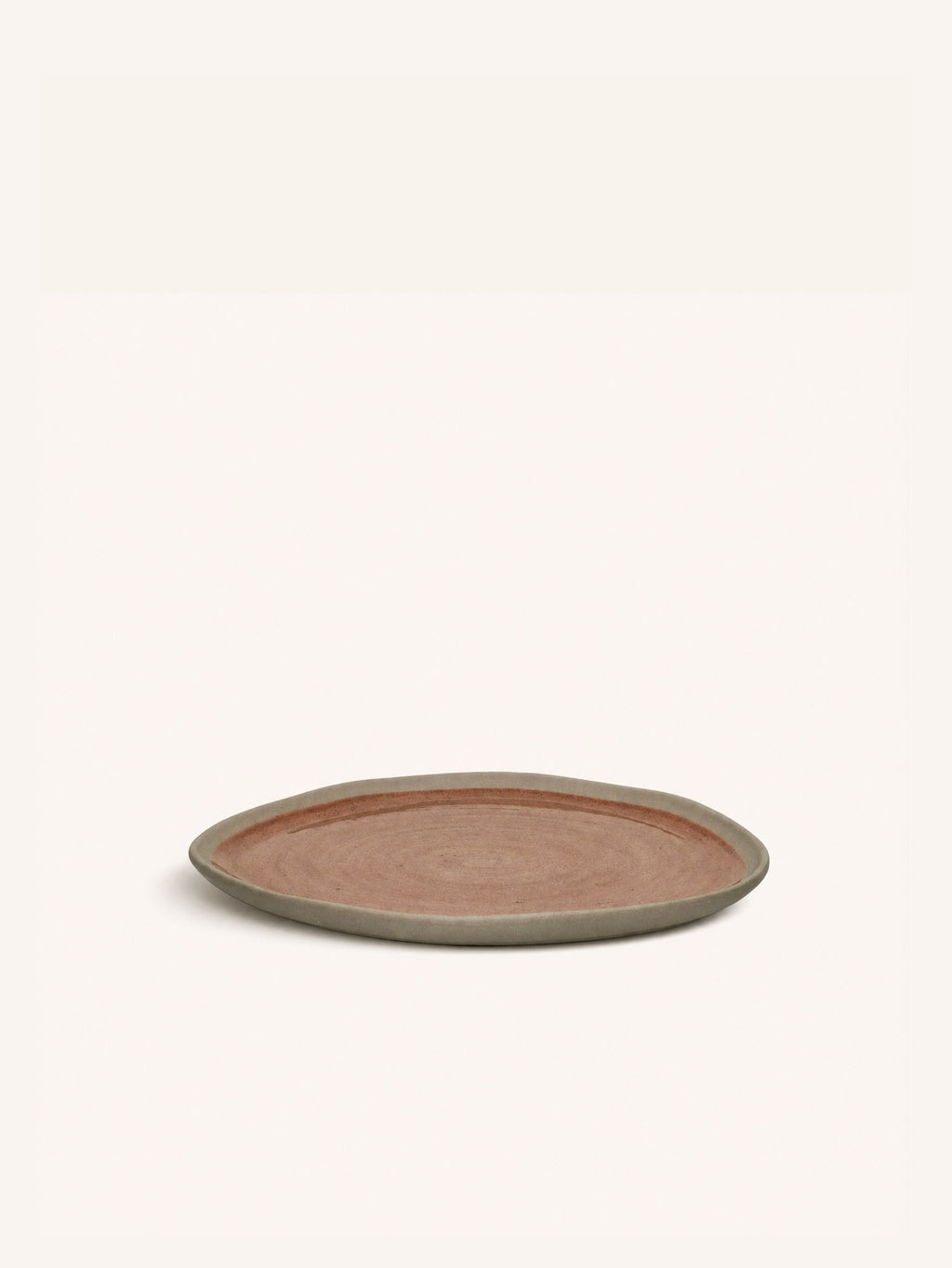 PRIMEVAL - ontbijtbord - porselein - L 20,4 x W 20 x H 1,5 cm - terracotta