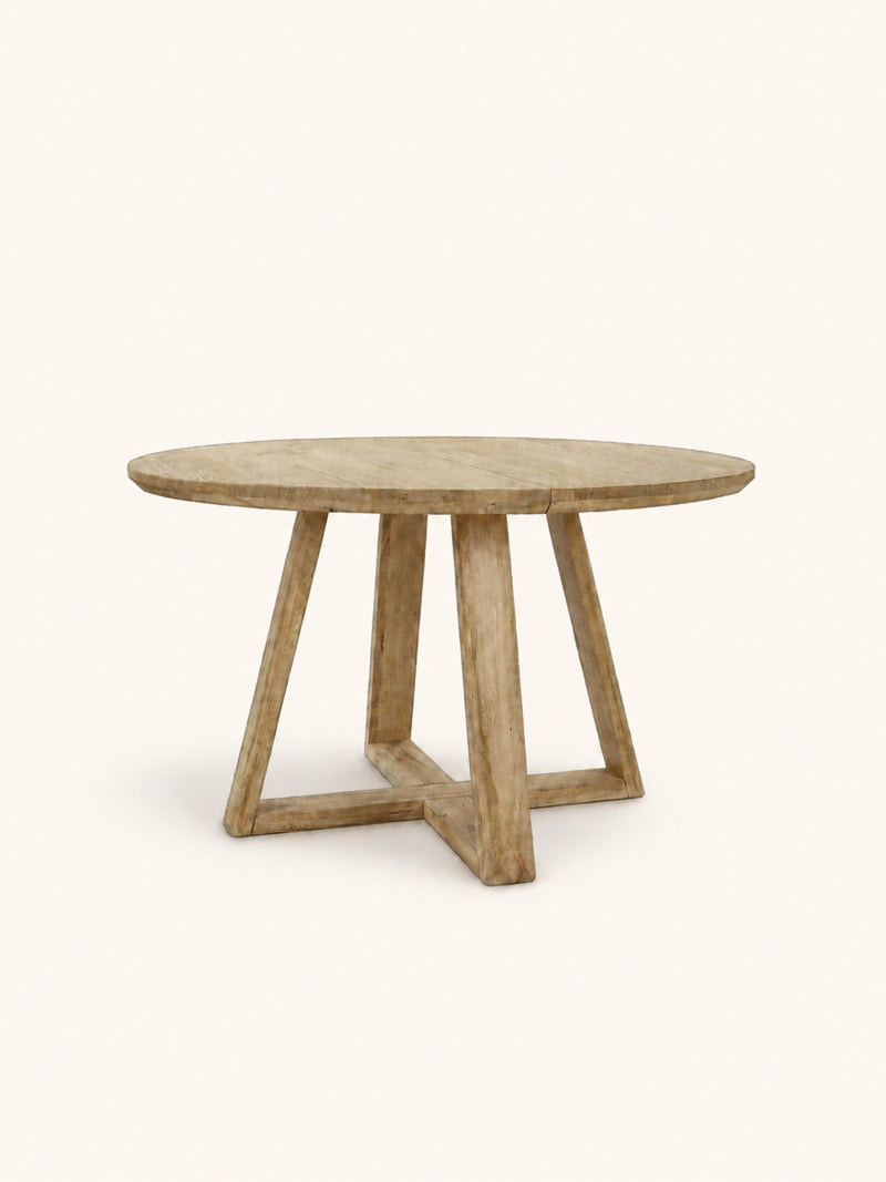 PLATO - table - soaped - oak - DIA 150 x H 76 m - natural