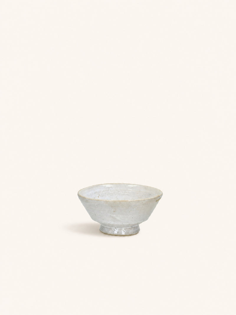 AZAHARA - bowl - clay - DIA 14 x H 5,5 cm - white