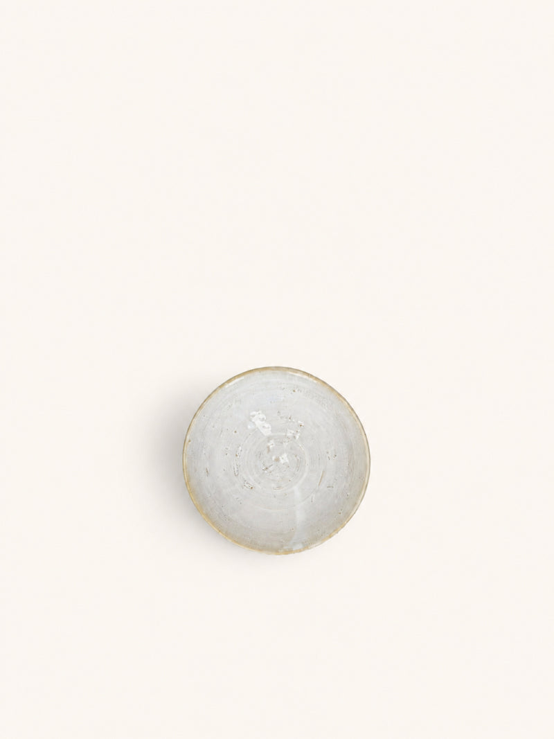 AZAHARA - bowl - clay - DIA 14 x H 5,5 cm - white