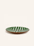 AMUSE - dinerbord - porselein - DIA 27 x H 2,5 cm - groen