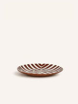 Rood – AMUSE - assiette à dessert - porcelaine - DIA 22 H 2 cm - rouille