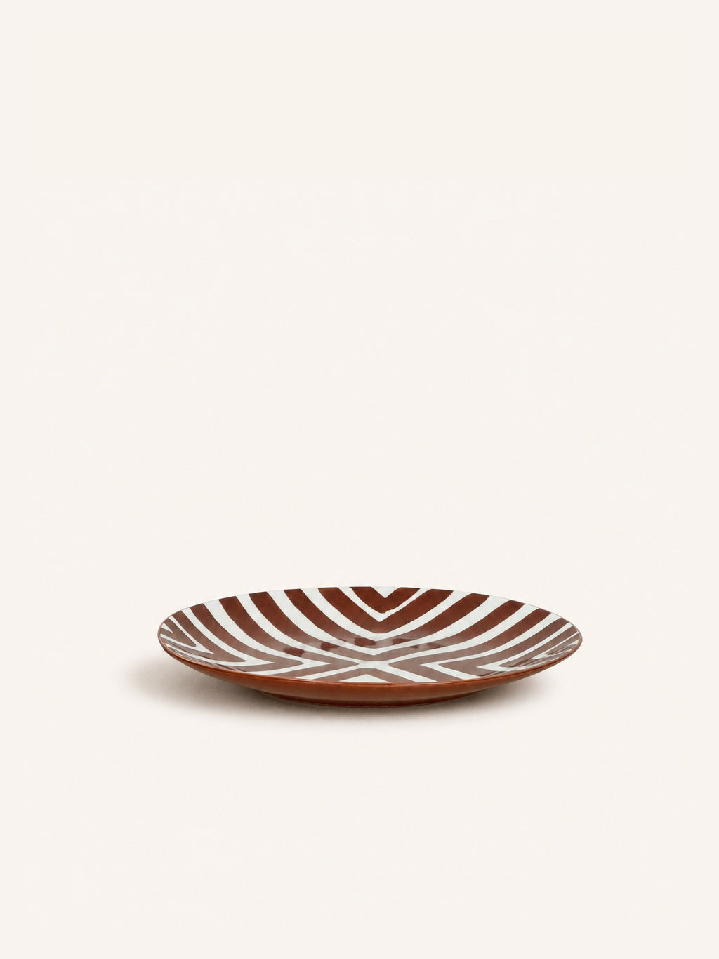 AMUSE - dessertbord - porselein - DIA 22 H 2 cm - roest
