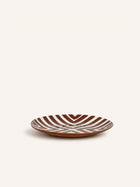 AMUSE - dessertbord - porselein - DIA 22 H 2 cm - roest