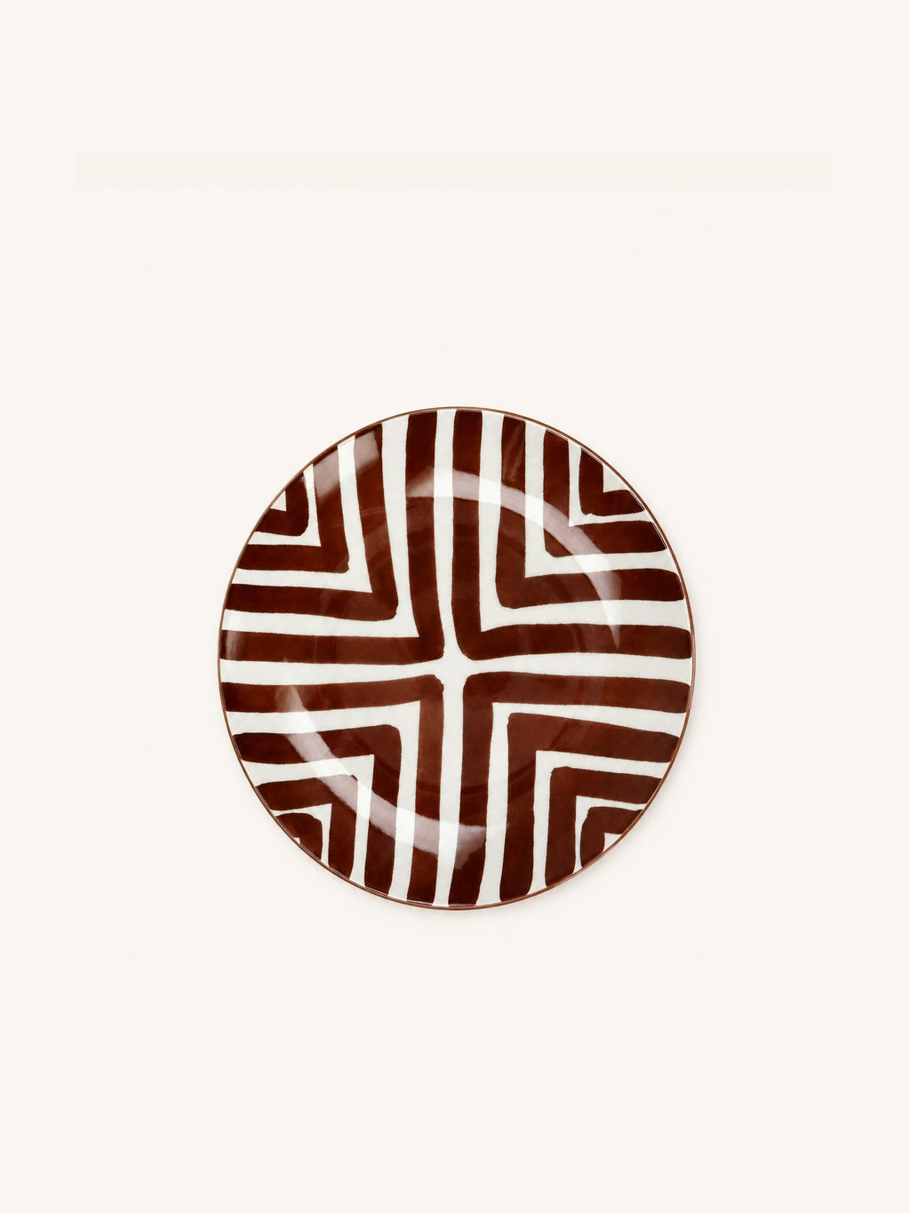 AMUSE - dessertbord - porselein - DIA 22 H 2 cm - roest