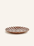 AMUSE - dinerbord - porselein - DIA 27 x H 2,5 cm - roest