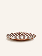 AMUSE - assiette plate - porcelaine - DIA 27 x H 2,5 cm - rouille