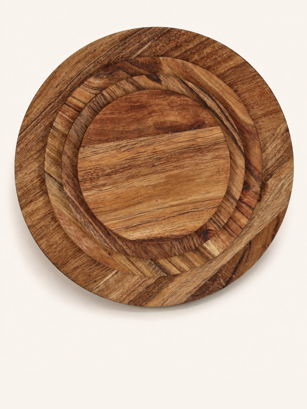 HOMMAGE - tapa - madera de acacia - DIA 27 x W 1,5 cm - nogal