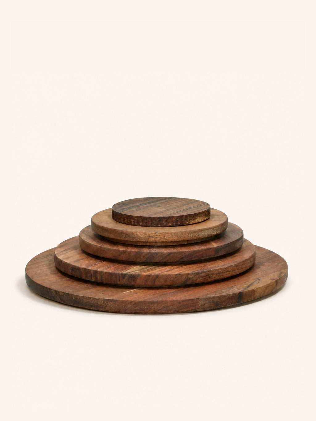 HOMMAGE - tapa - madera de acacia - DIA 27 x W 1,5 cm - nogal