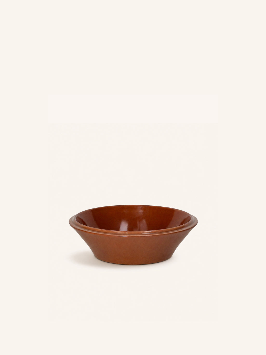 AMUSE - cuenco para sopa - porcelana - DIA 18 x H 5,5 cm - marrón