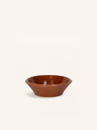 AMUSE - cuenco para sopa - porcelana - DIA 18 x H 5,5 cm - marrón