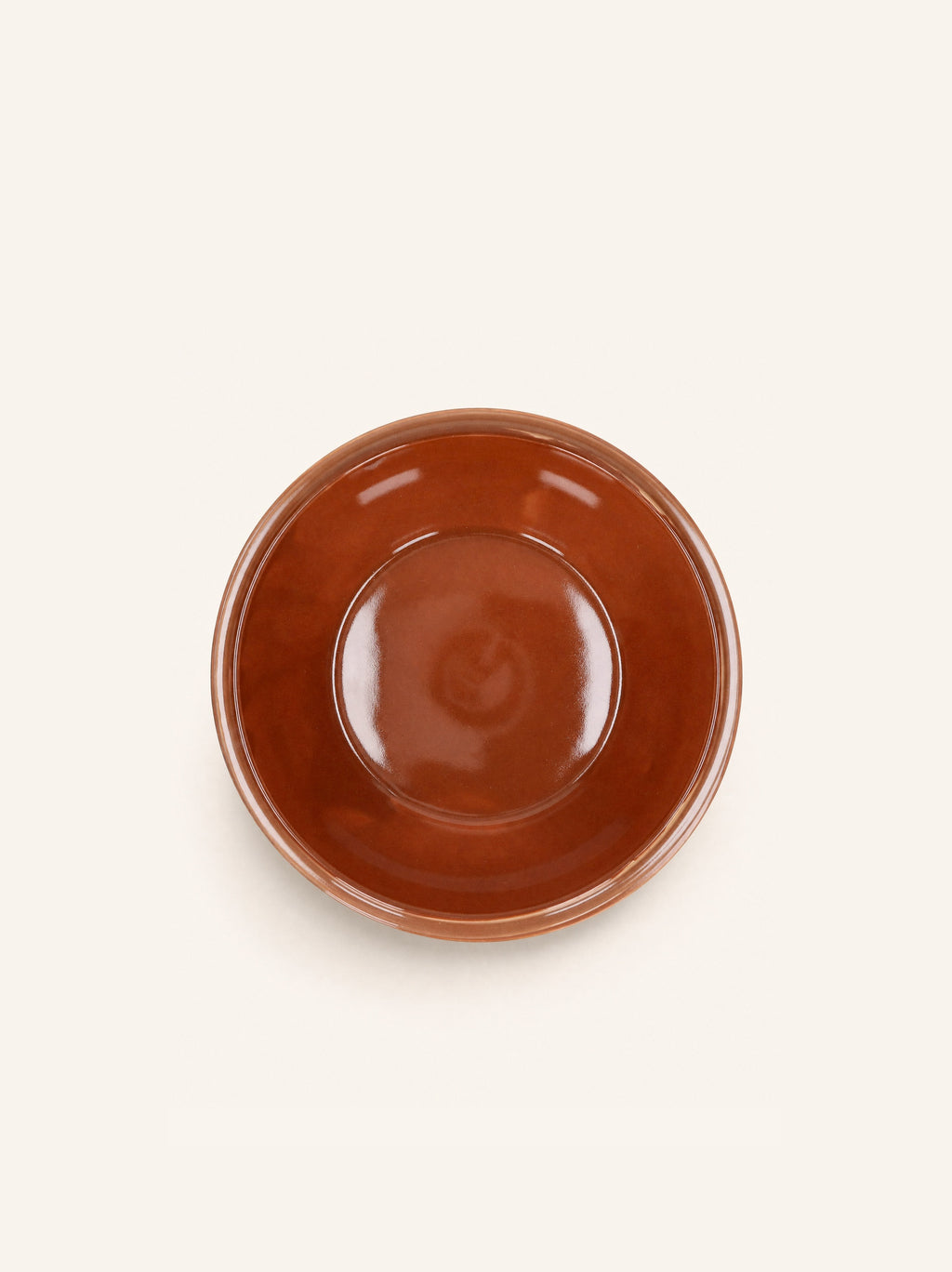 AMUSE - Pastaschüssel - Porzellan - DIA 21 x H 6 cm - Braun