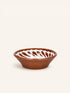 AMUSE - Salatschüssel - Porzellan - DIA 25 x H 7 cm - Braun