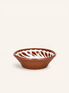 AMUSE - saladier - porcelaine - DIA 25 x H 7 cm - marron