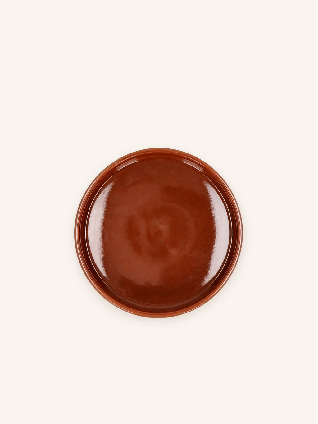 RASA - kom - porselein - DIA 16 x H 3 cm - bruin