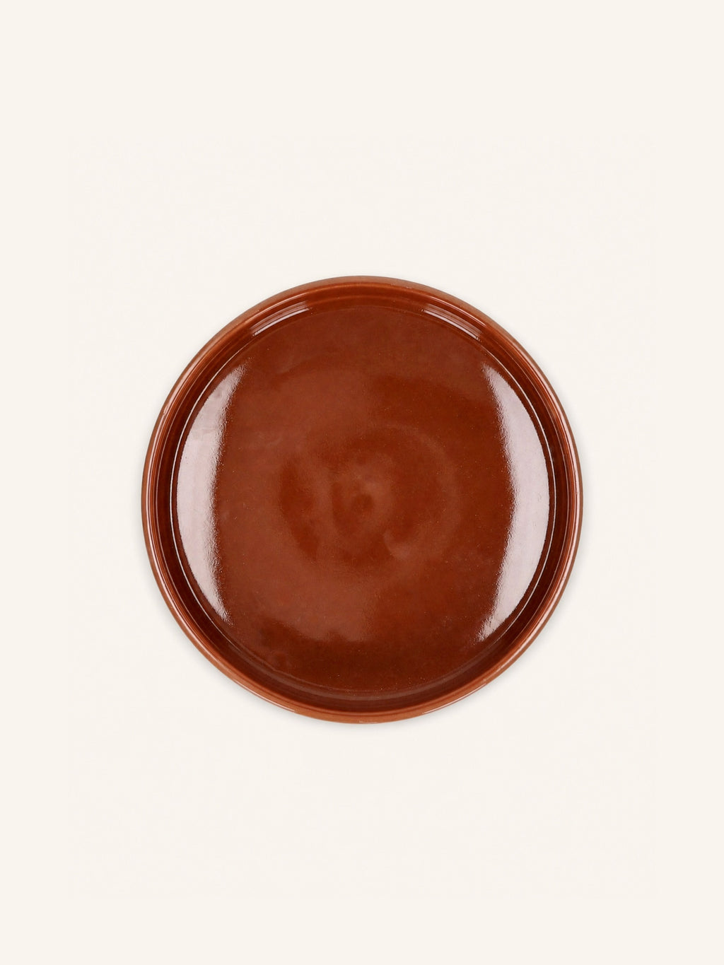 RASA - cuenco - porcelana - DIA 21 x H 3,5 cm - marrón