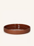 RASA - Schüssel - Porzellan - DIA 27 x H 4 cm - braun