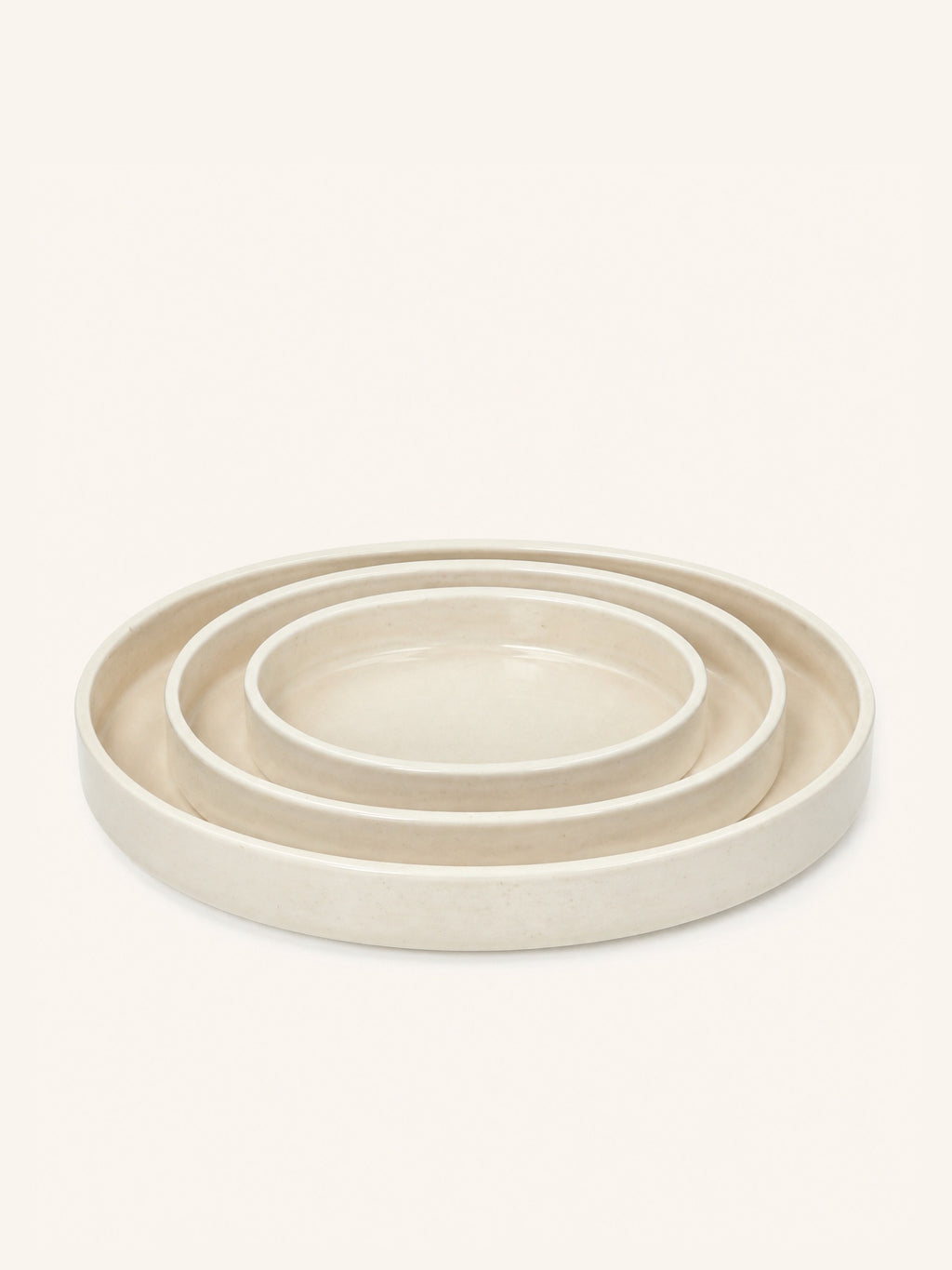 RASA - Schüssel - Porzellan - DIA 27 x H 4 cm - Off-White