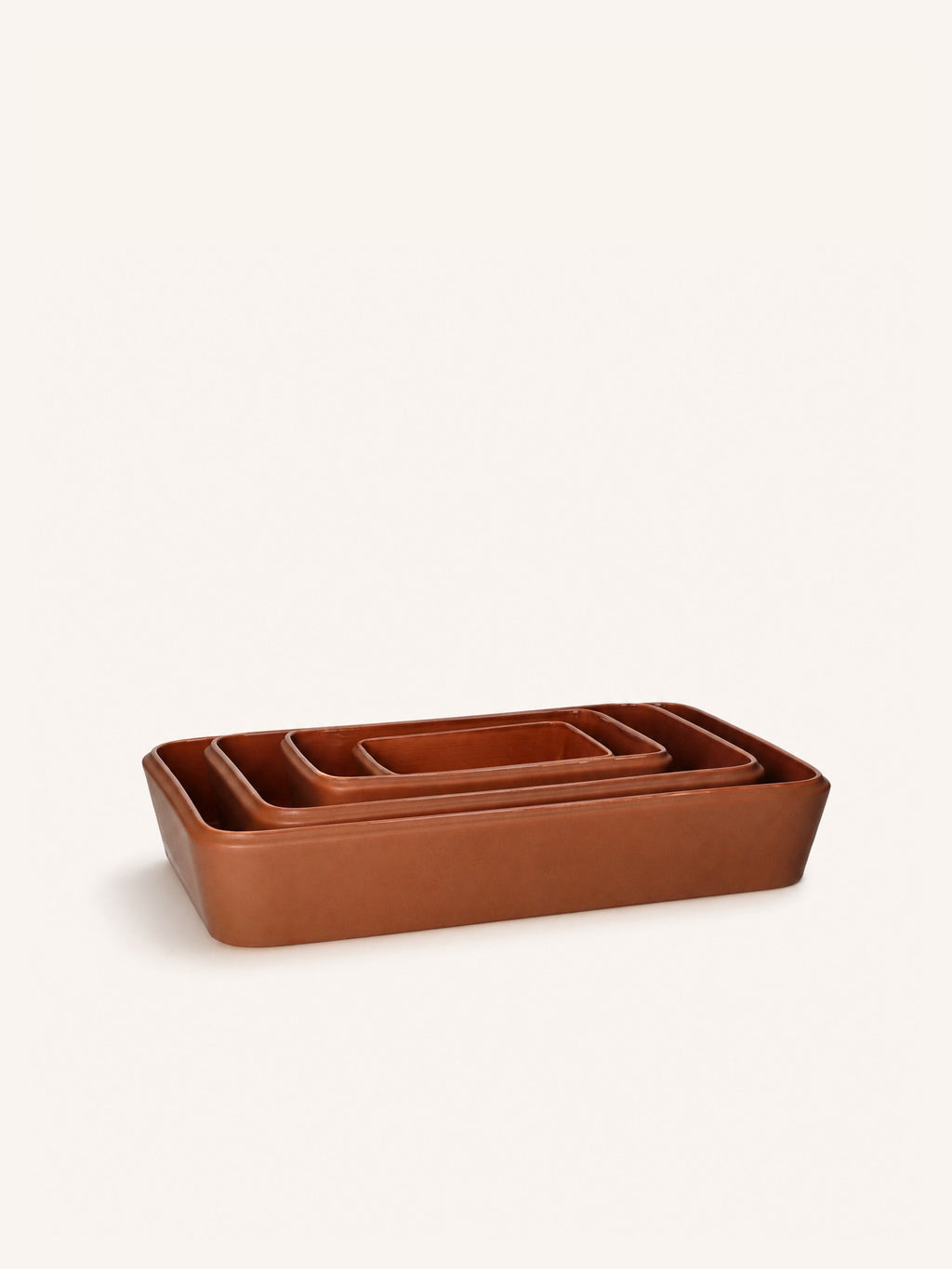 AMUSE - oven dish - porcelain - L 15 x W 10 x H 4,5 cm - brown