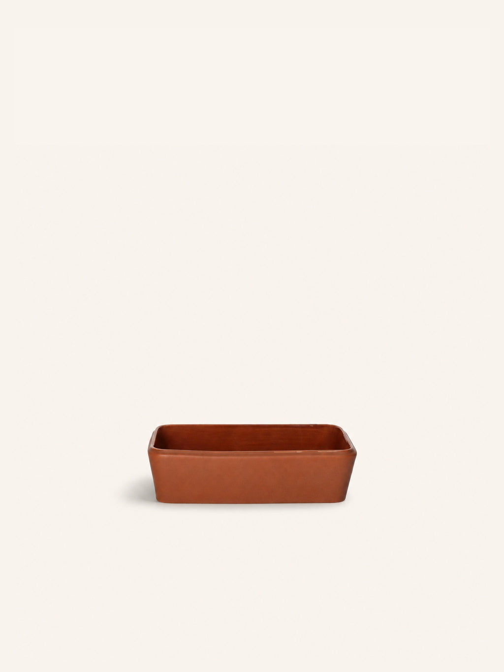AMUSE - Auflaufform - Porzellan - L 22 x W 14 x H 6 cm - Braun