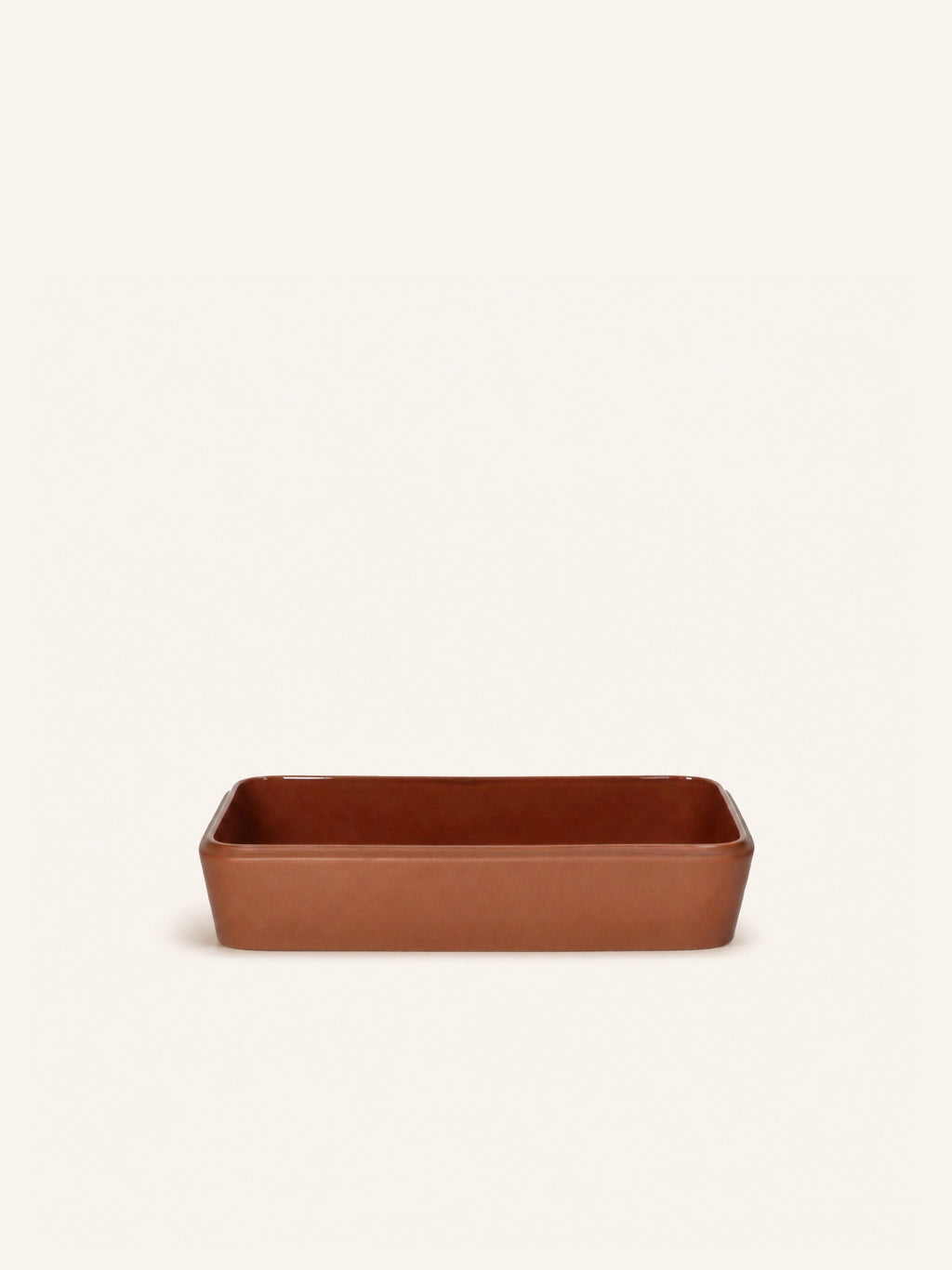 AMUSE - Auflaufform - Porzellan - L 32 x W 20 x H 6,5 cm - braun