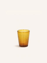 Oranje – HIELO - bicchiere da acqua - vetro - DIA 8 x H 10 cm - ambra