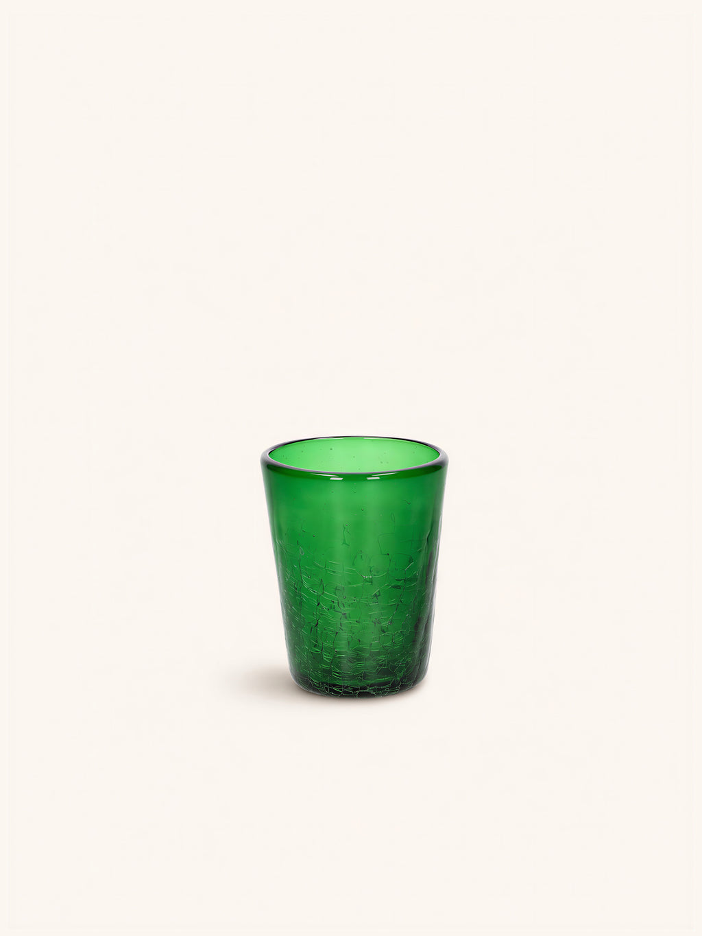 HIELO - bicchiere da acqua - vetro - DIA 8 x H 10 cm - verde scuro