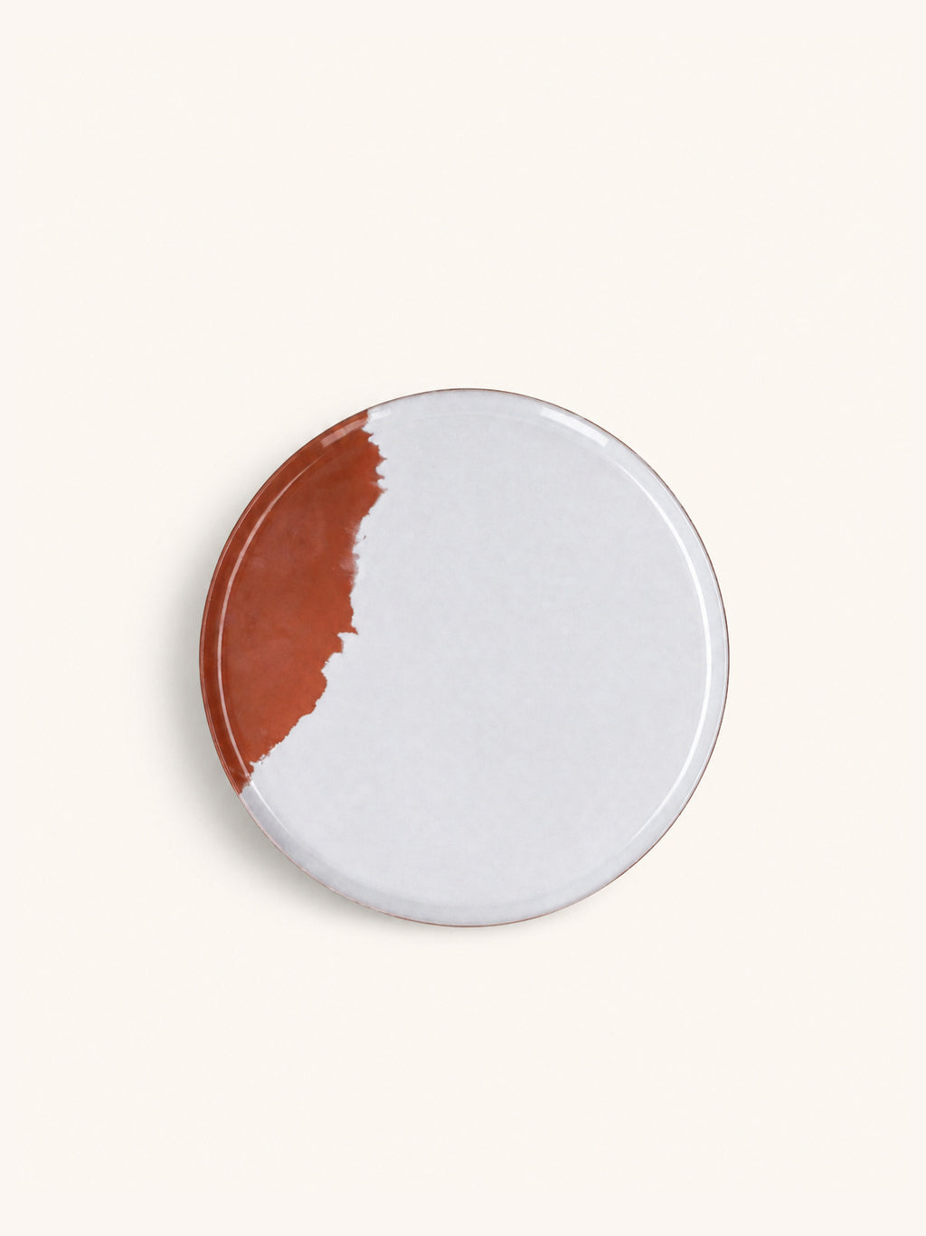 MARIAGE - plato de postre - porcelana - DIA 21,4 x H 1 cm - mezcla de colores