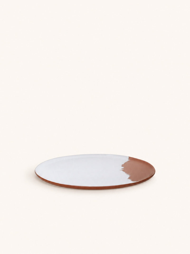 MARIAGE - plato de postre - porcelana - DIA 21,4 x H 1 cm - mezcla de colores