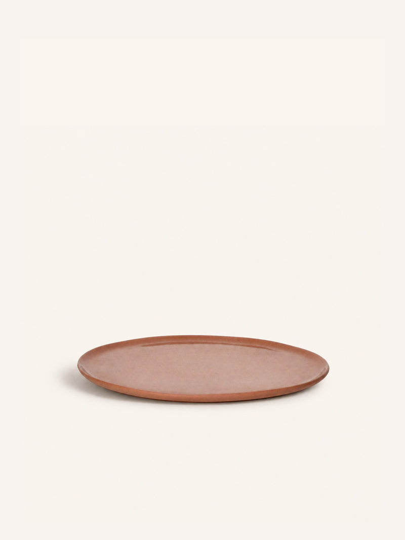 MARIAGE - piatto da dessert - porcellana - DIA 21,4 x H 1 cm - terracotta