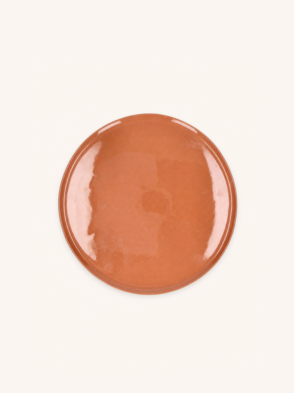 MARIAGE - dessertbord - porselein - DIA 21,4 x H 1 cm - terracotta