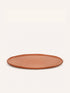MARIAGE - dinerbord - porselein - DIA 26,5 x H 1 cm - terracotta