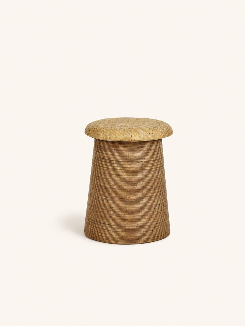 TAMBOU - kruk - rotan - DIA 40 x H 50 cm - naturel