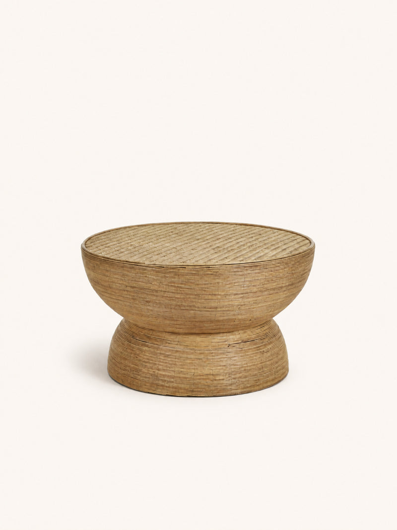 TAMBOU - coffee table - rattan - DIA 70 x H 40 cm - natural