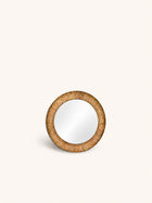 IMAGINAR - miroir - rotin - DIA 45 x W 3,5 cm - naturel