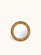 IMAGINAR - mirror - rattan - DIA 60 x W 5 cm - natural