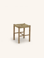 MESIMERI - Hocker - Eiche - L 45 x W 45 x H 45 cm - Natur