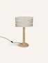 MAESTRO - Tischlampe - Rattan - DIA 38 x H 60 cm - natur
