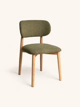 Groen – HAZEL - silla - roble - L 48,5 x W 50,5 x H 80 cm - verde