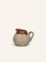 Bruin – EARTH - vase - terracotta - DIA 18,5 x H 16,5 cm - chocolate