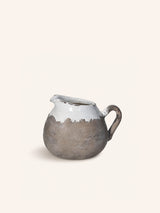 Wit – EARTH - vase - terracotta - DIA 18,5 x H 16,5 cm - white