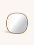QUERCUS - mirror - oak - L 80 x W 4,5 x H 80 cm - natural