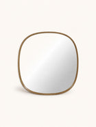 QUERCUS - mirror - oak - L 100 x W 4,5 x H 100 cm - natural